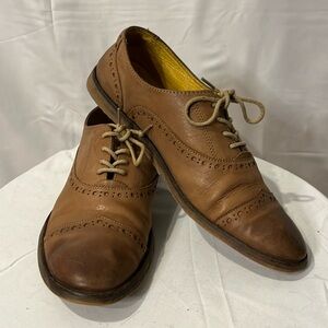Kickers Roxanne Oxford Shoes Ombré Cognac Brown - Size 39 8.5